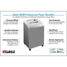 Dahle 40330 Paper Shredder, Extreme Cross Cut, Small Office - Shred Doctor