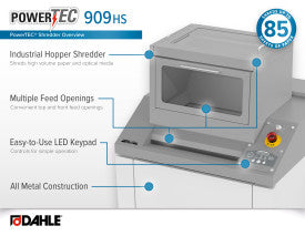 Dahle PowerTEC 909 HS Industrial Shredder