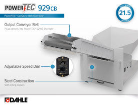 Dahle PowerTEC 929 CB Output Conveyor