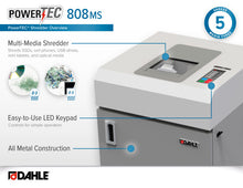 Dahle PowerTEC 808 MS Media Shredder